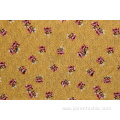 Good Price Dense Spots Yellow Background Printed Fabrics